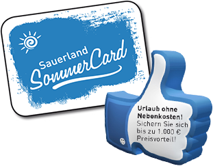Ferienwohnung Hagen in Winterberg, Logo Sauerland Sommercard